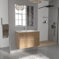 Mueble de Ba&ntilde;o &Aacute;valon: estructura y orden armonizados por su dise&ntilde;o - Bathroom Cabinets