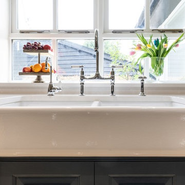 Luxury Blue Kitchen in Ongar