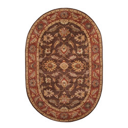 Artistic Weavers - John Brown 6 ft. x 9 ft. Oval Area Rug - Rugs