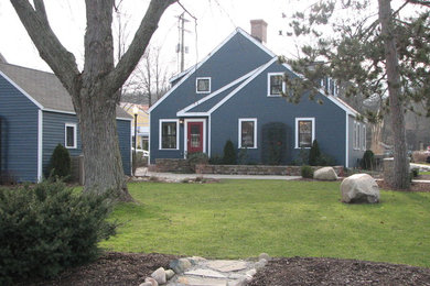 Inspiration for a timeless exterior home remodel in Grand Rapids