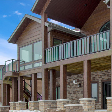 Concrete Log Siding Homes