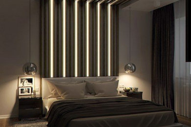 Trendy bedroom photo in Hyderabad