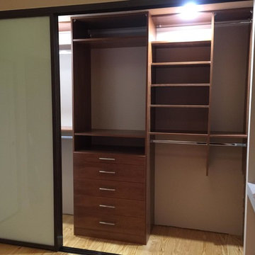 Master Bedroom Closet -Eternal Walnut Color-