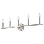 Acclaim Lighting - Acclaim Lighting IN41156SN Sawyer - 5 Light Bath Vanity - You will undoubtedly be swept up by this lovely stSawyer 5 Light Bath  Satin NickelUL: Suitable for damp locations Energy Star Qualified: n/a ADA Certified: n/a  *Number of Lights: 5-*Wattage:60w E12 Candelabra Base bulb(s) *Bulb Included:No *Bulb Type:E12 Candelabra Base *Finish Type:Satin Nickel