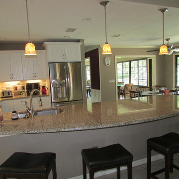 Kitchen Renovation-Shenandoah Cottage in Linen Cabinetry