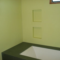 Corian Tub Surround and Tub Deck using Verde and Lime Ice - Products