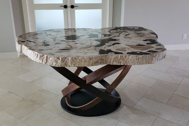 Inspiration for a dining room remodel in San Diego