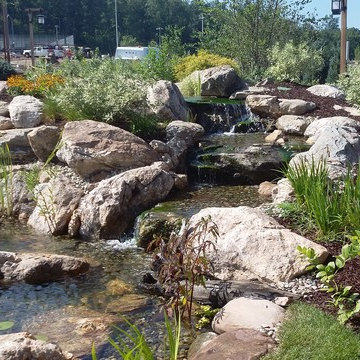 Ponds With Waterfalls