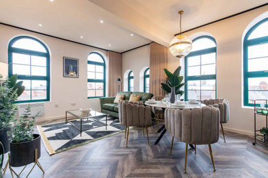 Example of a dining room design in Other