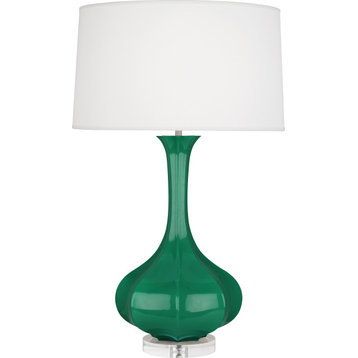 Pike Table Lamp, Emerald Green