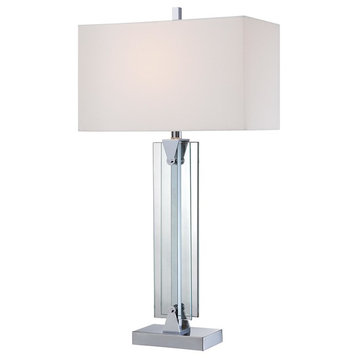 George Kovacs Chrome Table Lamp