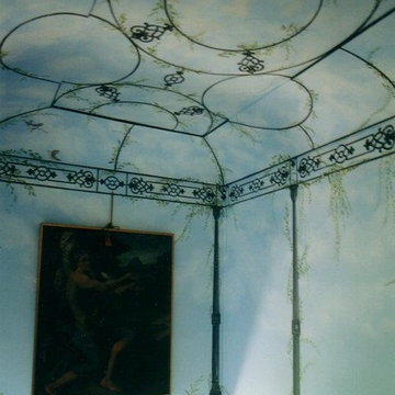 pareti e soffitto vano scale