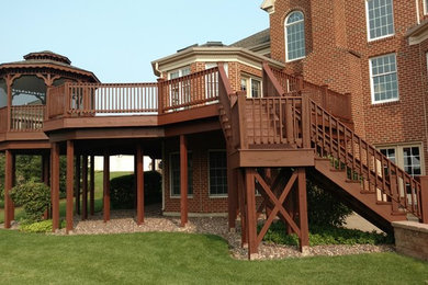 Traditional exterior home idea in Chicago