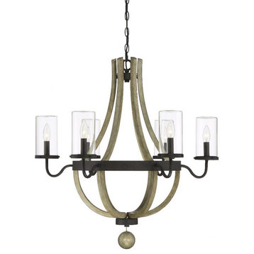 6 Light Outdoor Chandelier-Modern Farmhouse Style Rustic and Country French
