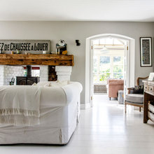 painted wood floors