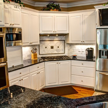 Kitchen refreshed, repainted, updated