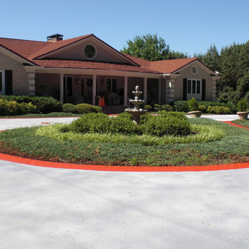 Driveways with Stamped Border