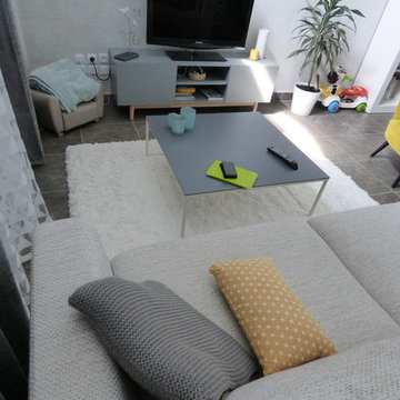 Décoration d'une entrée et d'un salon