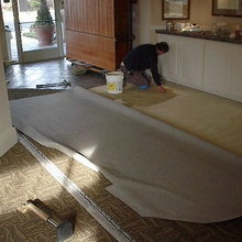 Commercial Carpet Installation - Glue-down carpet photos