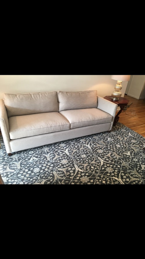 Is area rug too busy?