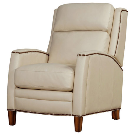 Parker Living Vermont Manual Pushback Recliner, Pearl Glow
