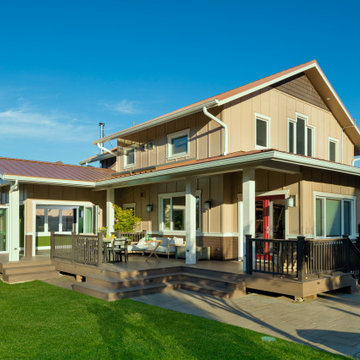 Craftsman Sunroom & Deck Addition