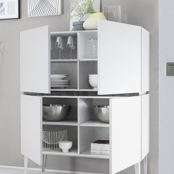 Modern Italian Highboard Rex by LC Mobili (on legs) - $1,285.00
