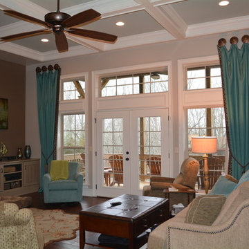 Interior design and window treatments by Vanessa Downs