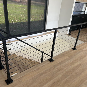 Indoor and outdoor cable railing project in Quebec, Canada