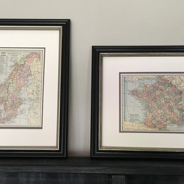 Father's Day Gifts- France Map- Norway- Sweden Map