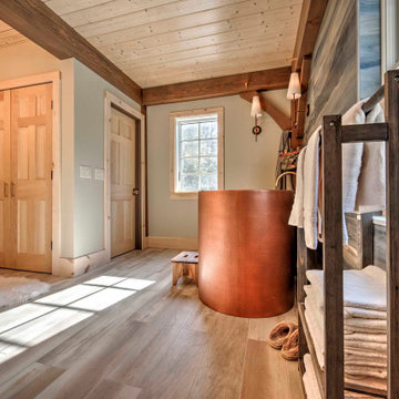 Primary Bath with Copper Tub - West Dover, VT