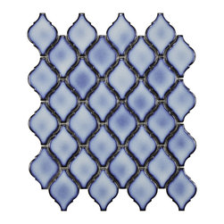 Arabesque Porcelain Tile Mosaic - Aella - Mosaic Tile