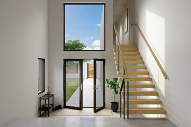 Marvin Modern Swinging Glass Entry Doors