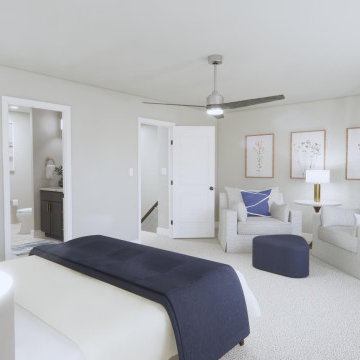 Cosby Village - Brook Townhome - Primary Bedroom