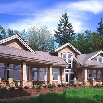 Priest Lake - Rear elevation