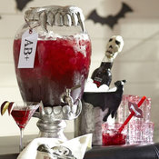 Vampire Teeth Drink Dispenser Stand