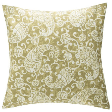 Kendari Decorative Accent Pillow by Michael Amini, Matcha