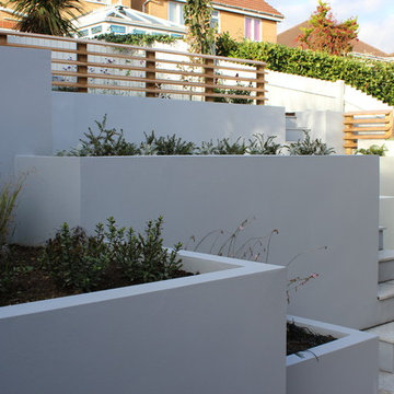 Tiered Modern Garden in Midsomer Norton