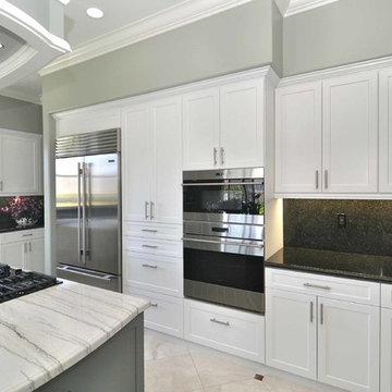 Kitchen: Shaker Sarasota Chalk White Silk
