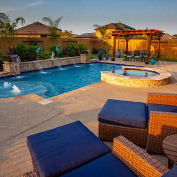 Pool & Spa Combo | Cypress, TX