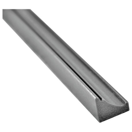 Chair Rail Thin Tile  Metal Trim Wall Molding Pewter  7/8"x12", Set Of 5