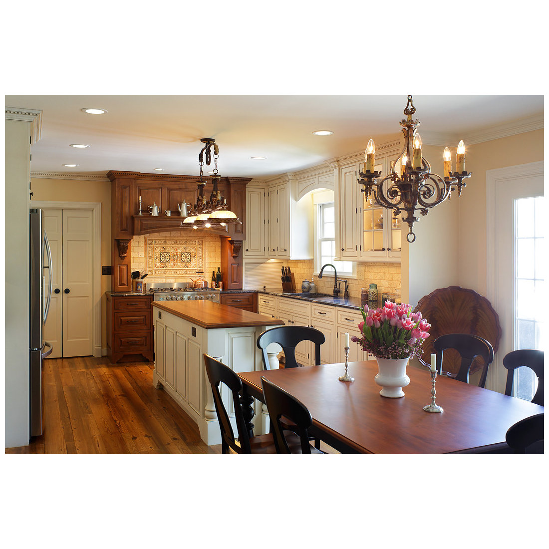 Old world with timber frame