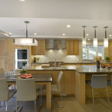 An Inviting, Family-Friendly Kitchen & Living Space