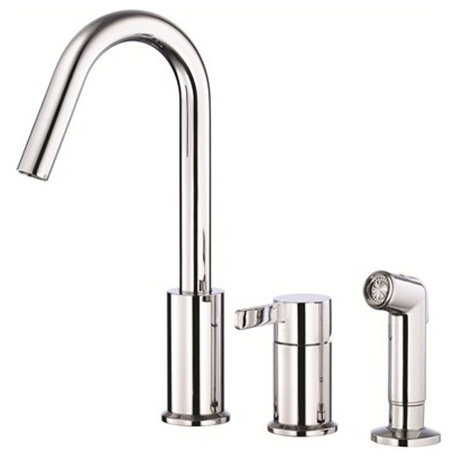 Danze Chrome Single Handle Kitchen Faucet, Amalfi Collection