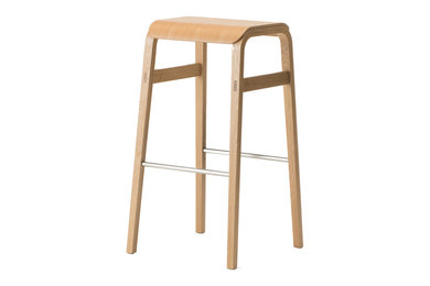 tapered stool H natural