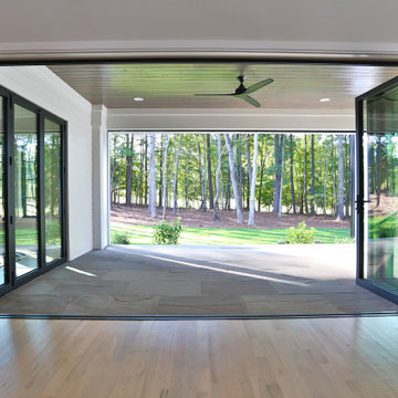 Corner Bi-Fold Layout to Covered Porch