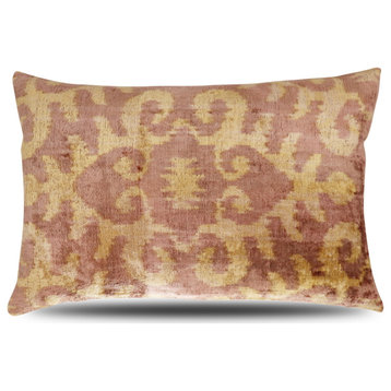 Canvello Earthtone Brown Beige Pillow for Couch, 16"x24"