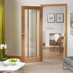 Worcester Oak Glazed Door - Internal Doors