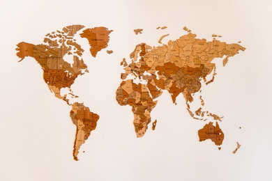 Карты мира на стену