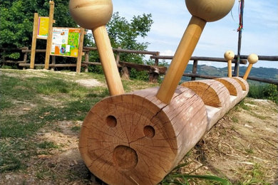 Esempio di case e interni rustici
